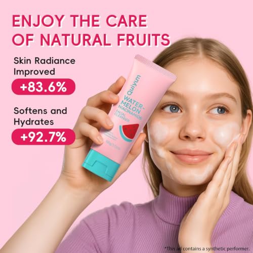 QUIYUM Daily Skincare Set for Young Women, 6-Piece Facial Care - Product Imagery