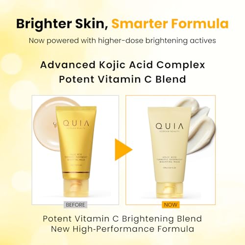 QUIA Turmeric + Kojic Acid Overnight Wrapping Mask for Glowing - Product Imagery
