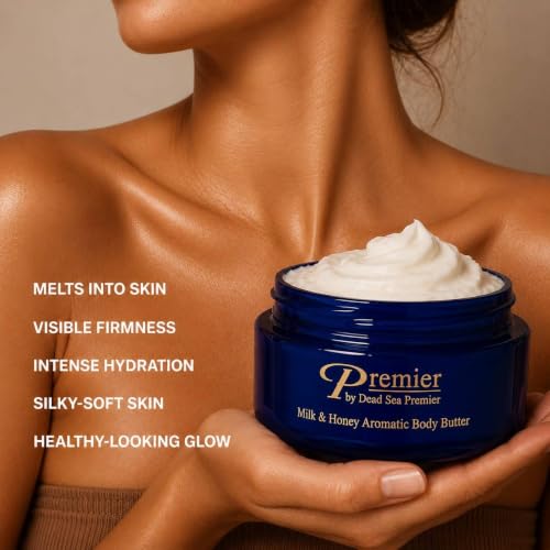 Premier Dead Sea Anti-Aging Body Cream - Milk & Honey 5.95 Fl Oz - Product Imagery