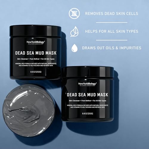 New York Biology Dead Sea Mud Mask for Face & Body - 8.8 oz - Product Imagery