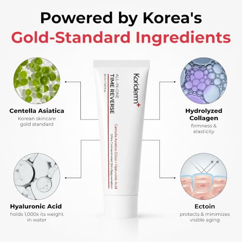 Time Reverse Cream, Korean Skin Care Face Moisturizer, 1.69 Fl Oz - Product Imagery