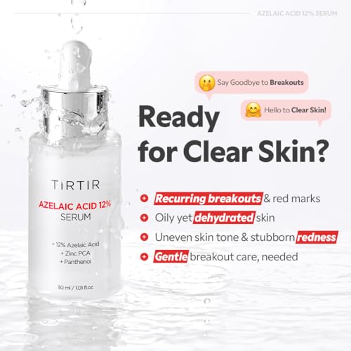 TIRTIR Azelaic Acid 12% Serum for Blemish-Prone Skin - - Product Imagery