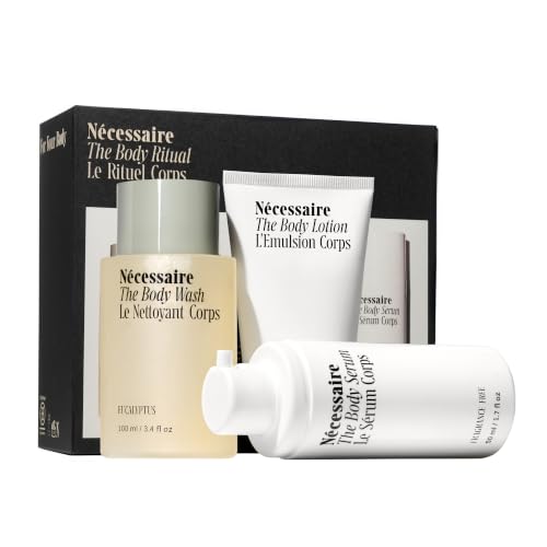 N&eacute;cessaire The Body Ritual Kit. Eucalyptus Travel Body Care Set. – Cruelty Free, Dermatologist Tested, Hypoallerg