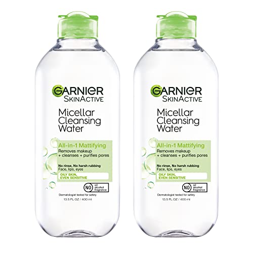 Garnier Micellar Water for Oily Skin, Facial Cleanser & Makeup - Product Imagery
