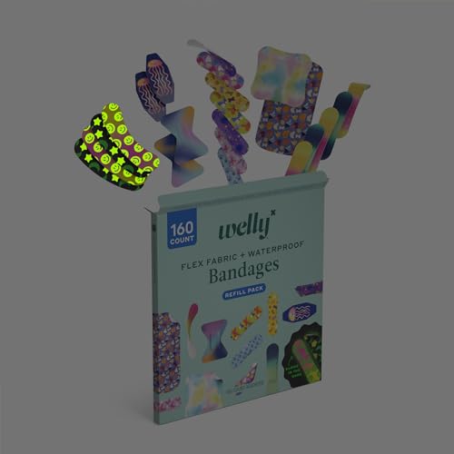 Welly Bandage Large Refill Pack | Adhesive Flexible Fabric, - Product Imagery