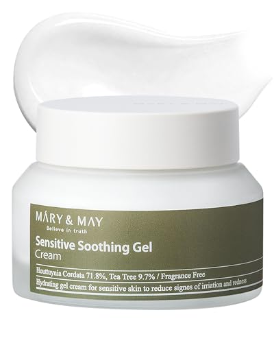 Mary&May Heartleaf Tea Tree Cooling Gel Cream, 2.46 oz - Product Imagery