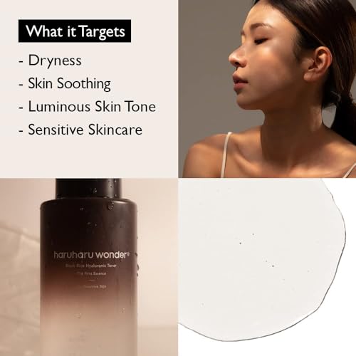 haruharu wonder Black Rice Hyaluronic Toner for Sensitive Skin, - Product Imagery