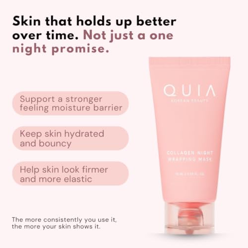 QUIA Collagen + Turmeric Overnight Wrapping Mask Duo – Firming - Product Imagery