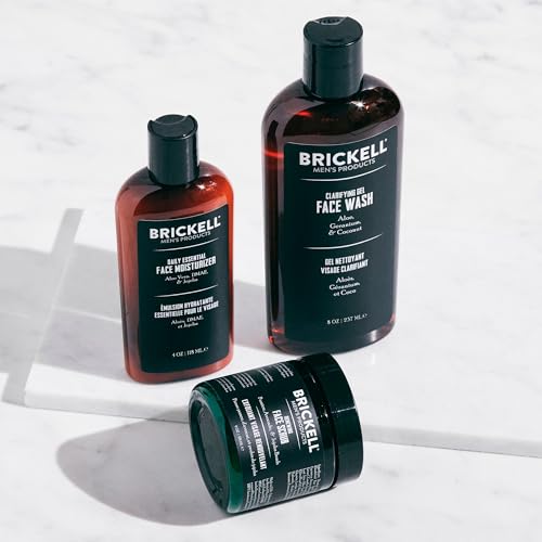 Brickell Men's Daily Advanced Face Care Routine I, Gel Facial - Product Imagery