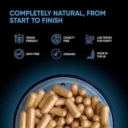 Digestive Fiber Support Capsules for Men, Psyllium Husk & Aloe - Product Imagery
