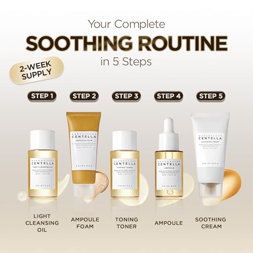 SKIN1004 Centella Travel Kit, Korean Skin Care Set of 5, Travel - Product Imagery
