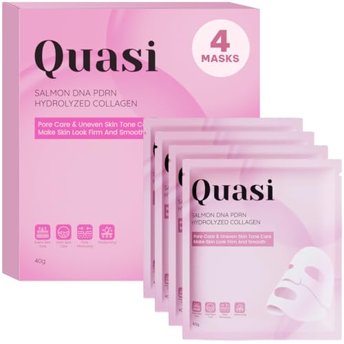 Quasi Salmon PDRN Collagen Mask – Korean Skin care Gel Face Mask - Product Imagery