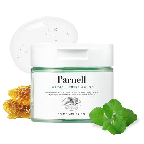 Parnell Cicamanu Cotton Clear Pad | Gentle Daily Exfoliating & - Product Imagery