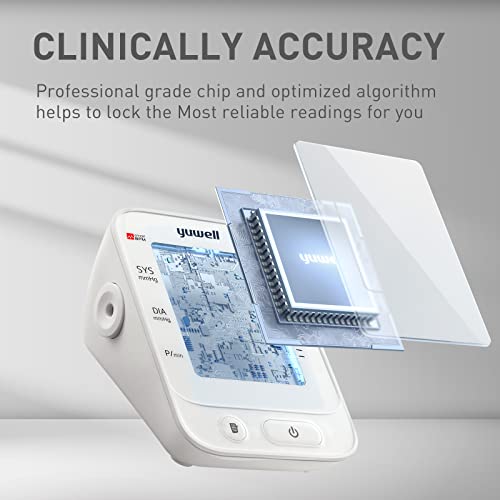 yuwell Blood Pressure Monitor, Large Upper Arm Blood Pressure - Product Imagery