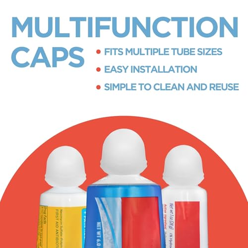 Chrome Cherry SqueezMe Silicone Self-Closing Toothpaste Caps, - Product Imagery