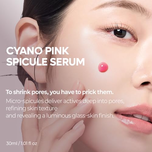 n Cyano Pink Spicule Serum with Vitamin B12, Liquid Microneedle - Product Imagery