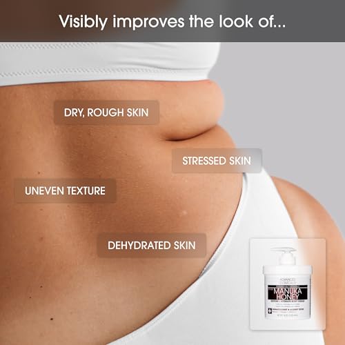 Advanced Clinicals Manuka Honey Body Cream For Women & Men | - Product Imagery