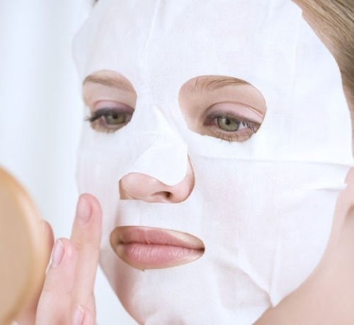 100 Pcs DIY White Color Natural Spa Skin Care Skin Fiber Paper - Product Imagery