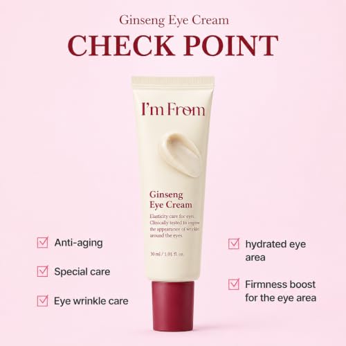 I’m From Ginseng Eye&Neck Cream, Korean Red Ginseng Eye Cream - Product Imagery