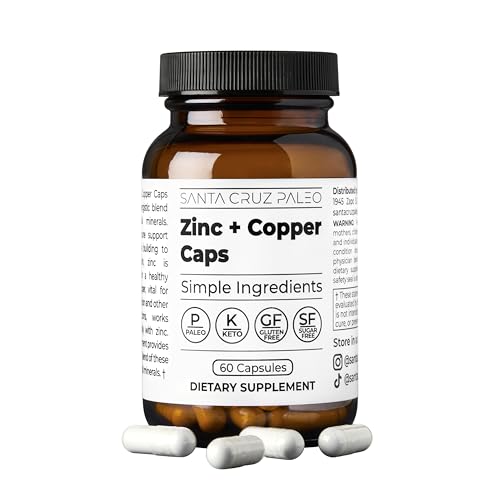 Santa Cruz Paleo, Zinc & Copper Mineral Supplement, High - Product Imagery