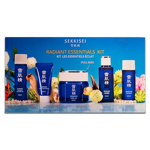 SEKKISEI Radiance Essentials 5-Step Japanese Skincare Kit - Product Imagery