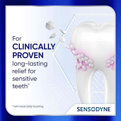 Sensodyne Clinical Repair Whiten & Shine Toothpaste, 2.3 oz - Product Imagery