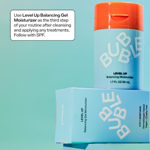 Bubble Skincare Level Up Balancing Gel Moisturizer for Oily - Product Imagery