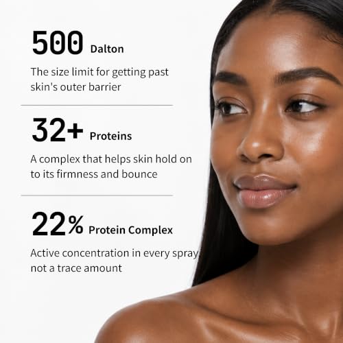 500 Dalton Protein Ampoule Serum with 32 Collagen Peptide - Product Imagery
