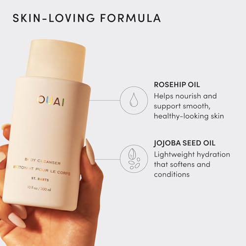 OUAI Body Cleanser - Foaming Body Wash - St. Barts (10 Fl Oz) - Product Imagery