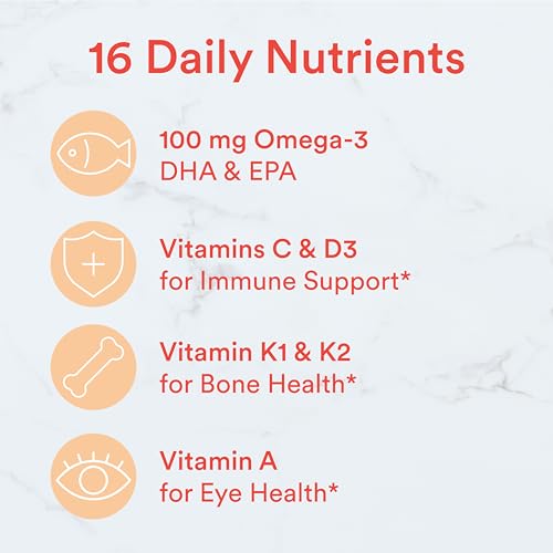 SmartyPants Kids Multivitamin Gummies: Omega 3 Fish Oil - Product Imagery