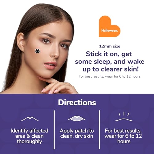 BioSwiss Halloween Pimple Patches, Hydrocolloid Acne Patch for - Product Imagery