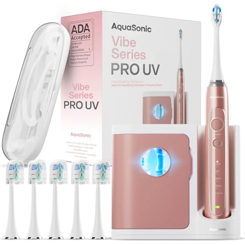 Aquasonic Vibe Series PRO – Ultra-Whitening Electric Toothbrush - Product Imagery