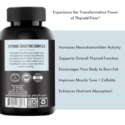 Thyroid Support by Dr. Amie | T2 Thyroid Supplement | 30 Day - Product Imagery
