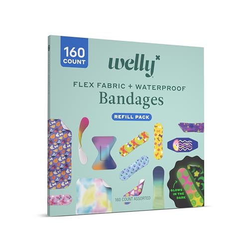 Welly Bandage Large Refill Pack | Adhesive Flexible Fabric, - Product Imagery