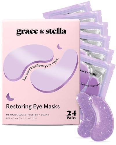 grace & stella Retinol Under Eye Patches for Puffy Eyes - Product Imagery
