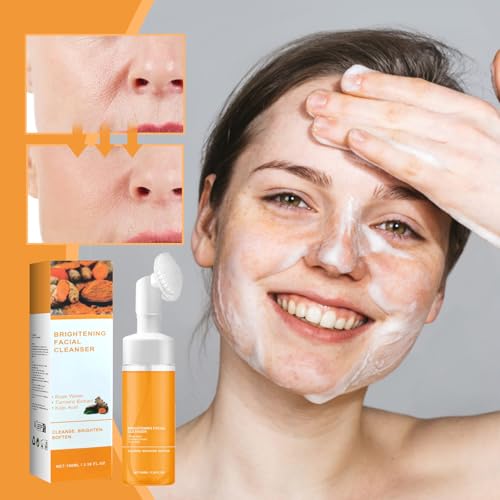 Turmeric Wash and Care 4 Piece Set, Turmeric Face Wash with - Product Imagery