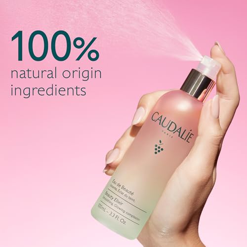 Caudalie Beauty Elixir Prep, Set Makeup, Glow Face Mist - Product Imagery