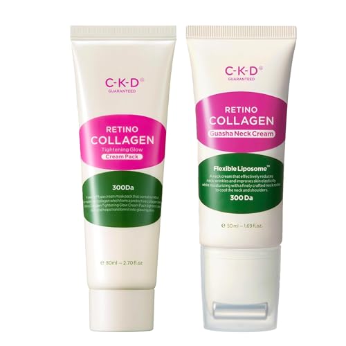 CKD Retinal Collagen Neck Cream & Peel-Off Face Mask Set – - Product Imagery
