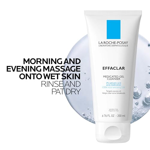 La Roche-Posay Effaclar Medicated Acne Face Wash with Salicylic - Product Imagery