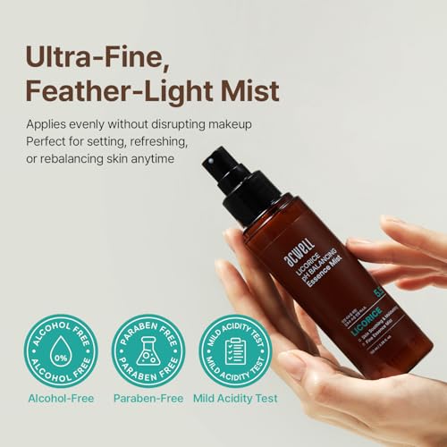 ACWELL Licorice pH Balancing Essence Hydrating Face Mist – - Product Imagery