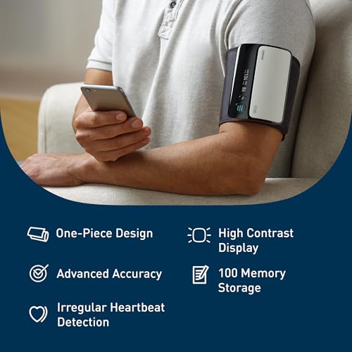 OMRON Evolv Wireless Blood Pressure Monitor & Upper Arm Blood - Product Imagery