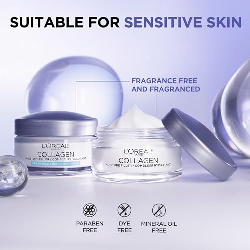 L’Oreal Paris Collagen Daily Face Moisturizer, Anti Aging Face - Product Imagery