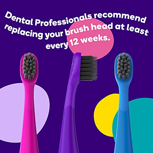 BURST Genuine Replacement Heads for Kids Electric Toothbrush - Product Imagery