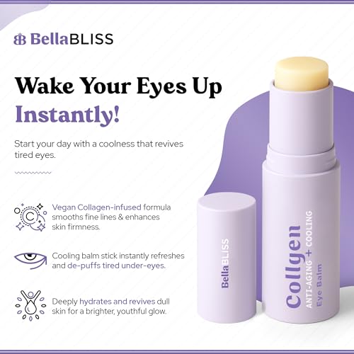Bella Bliss Collagen Eye Balm Stick for Dark Circles, Puffiness - Product Imagery
