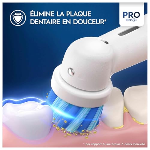 Oral-B Pro Kids Electric Toothbrush Head, with Spiderman - Product Imagery