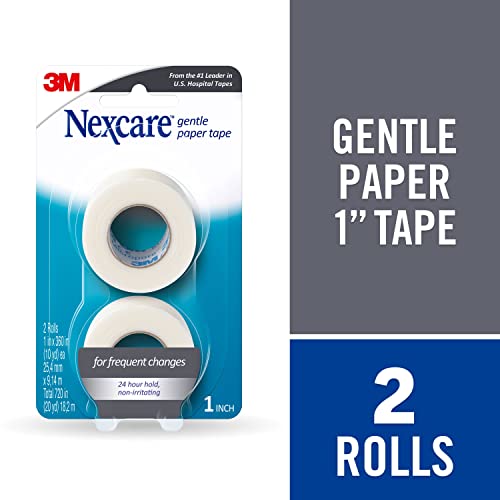 Nexcare Gentle Paper Tape, Medical Paper Tape, Secures Dressings - Product Imagery