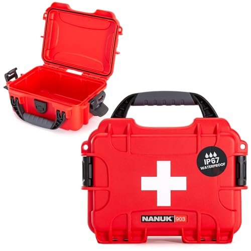 NANUK 903 Waterproof First Aid Box Empty – Durable, Medical - Product Imagery
