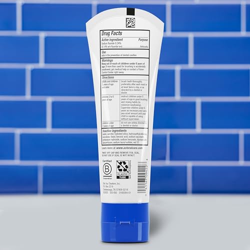 ACT Kids Anticavity Fluoride Toothpaste, Bubble Gum Blowout, 4.6 - Product Imagery