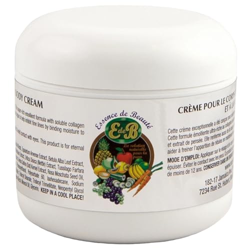 Essence de Beaute Collagen + Vitamin E Face & Body Cream, 4oz - Product Imagery