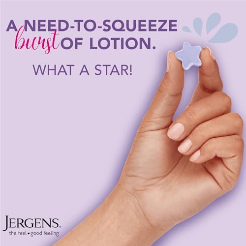 Jergens Lavender Star-Shaped Lotion Bursts Moisturizer for - Product Imagery